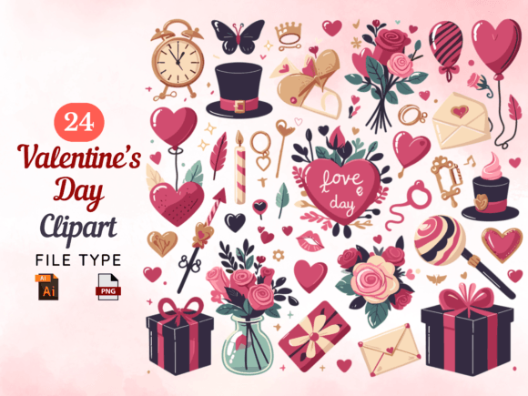 Download Cute Valentine's Clipart Sublimation - Premium Resources