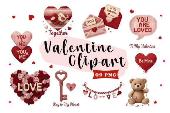 Download Cute Valentine Clipart Set – Teddy Bears - Premium Resources